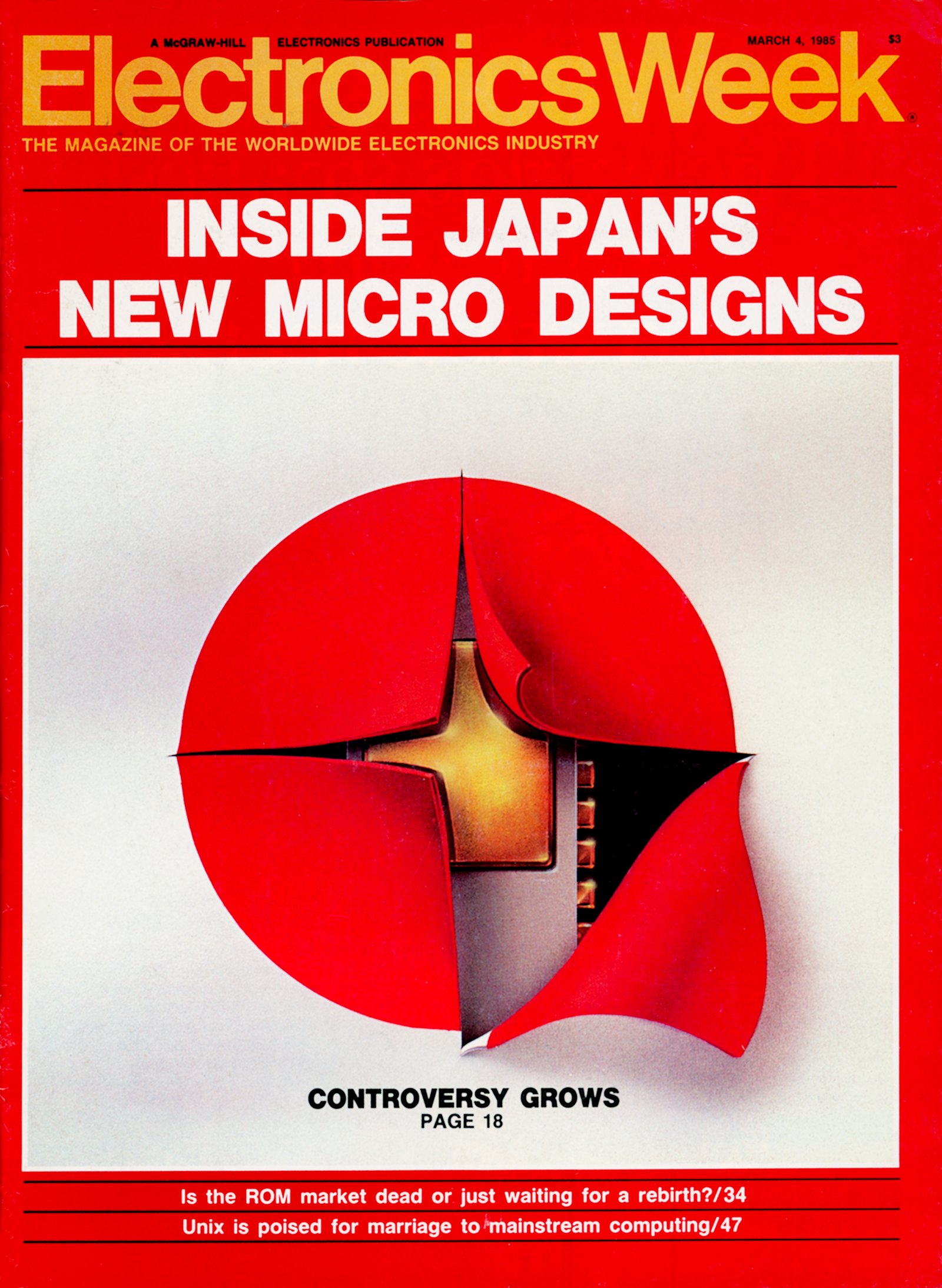 Electronics Week Magazine Cover